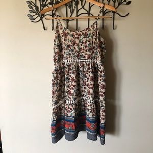 Paisley babydoll dress